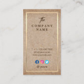  Kraft PRINT Sociaal - Visitekaartje (Achterkant)