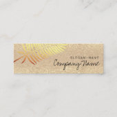 Kraft Printed Gold Leaf Glitter Mini Visitekaartje (Voorkant)