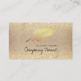 Kraft Printed Gold Leaf Soul Glitter Visitekaartje