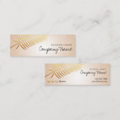 Kraft Printed Gold Leaf Soul Mini Visitekaartje (Voorkant / Achterkant)