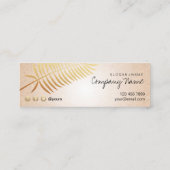 Kraft Printed Gold Leaf Soul Mini Visitekaartje (Achterkant)