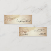 Kraft Printed Gold Leaf Soul Mini Visitekaartje (Voorkant / Achterkant)