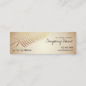 Kraft Printed Gold Leaf Soul Mini Visitekaartje (Achterkant)