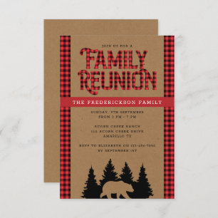 Kraft Pset Beer Rustic Family Reunion Kaart