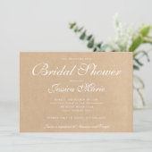 Kraft Recycled Vrijgezellenfeest papier Kaart (Staand voorkant)