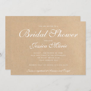 Kraft Recycled Vrijgezellenfeest papier Kaart