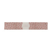 Kraft red Lace rustic country bruiloft Uitnodigingen Wikkel (Vlak)