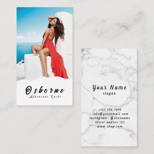 Kraft Rocky Mountain Adventure Guide Visitekaartje (Voorkant / Achterkant)