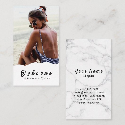 Kraft Rocky Mountain Adventure Guide Visitekaartje (Voorkant / Achterkant)