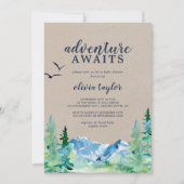 Kraft Rocky Mountain Adventure wacht op Baby showe Kaart (Voorkant)