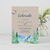 Kraft Rocky Mountain Colorado Destination Wedinati Kaart (Staand voorkant)