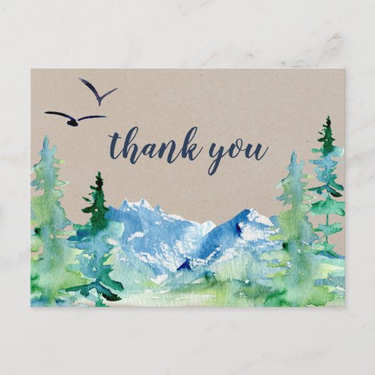 Kraft Rocky Mountain Dank je Briefkaart (Voorkant)