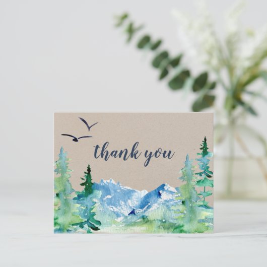 Kraft Rocky Mountain Dank je Briefkaart (Staand voorkant)