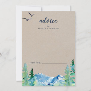 Kraft Rocky Mountain Destination Wedding Advieskaart