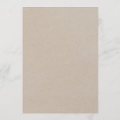 Kraft Rocky Mountain Destination Wedding Advieskaart (Achterkant)