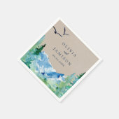 Kraft Rocky Mountain Destination Wedding Servet (Hoek)