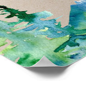 Kraft Rocky Mountain Destination Wedination Welcom Poster (Hoek)