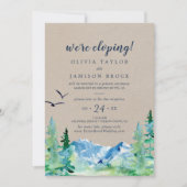 Kraft Rocky Mountain Elopement Ontvangst Kaart (Voorkant)