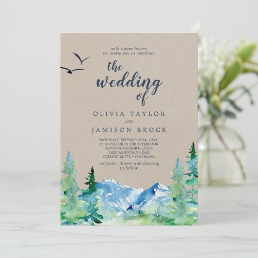 Kraft Rocky Mountain is het huwelijk van Kaart (Staand voorkant)