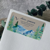 Kraft Rocky Mountain-label Etiket