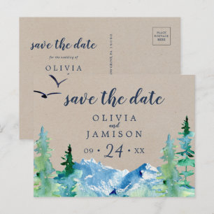 Kraft Rocky Mountain Red het Briefkaart Date