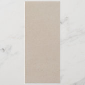 Kraft Rocky Mountain Weddenmenu Menu (Achterkant)