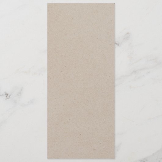 Kraft Rocky Mountain Weddenmenu Menu (Achterkant)