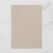 Kraft Rocky Mountain Wedding Detail Enclosure Kaar Informatiekaartje (Achterkant)