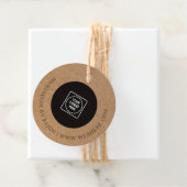 Kraft Ronde Aangepaste Hangtag Met Stringlabel Bedankjes Labels (In situ)