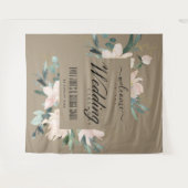 KRAFT ROZE GOUDE BLOEMEN AQUELEURVERF TROUW WELKOM WANDKLEED (Voorkant (horizontaal))