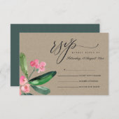 KRAFT ROZE KRISTUSDORN BLOEI AQUEURREN RSVP (Voorkant / Achterkant)