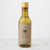 Kraft & Rustic Barbecuesaus Etiket Fles (Voorkant)