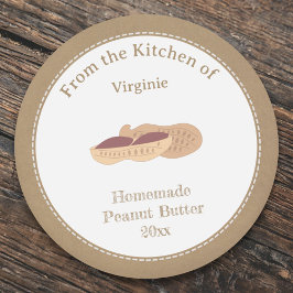 Kraft Rustic Peanut Butter Label Sticker