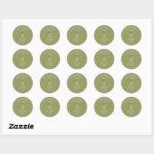 Kraft & Rustic Pear Juice Label Sticker (Vel)