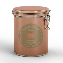 Kraft & Rustic Pumpkin Etiket Sticker