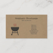 Kraft & Rustiek BBQ Visitekaartje (Voorkant)