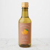 Kraft & Rustiek Sinaasappel Juice Bottle Label Sti Wijn Etiket (Voorkant)