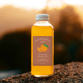 Kraft & Rustiek Sinaasappel Juice Bottle Label Sti Wijn Etiket