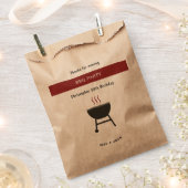 Kraft & Rustieke BBQ Party Verjaardag Bedankzakje (Geknipt)