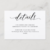 Kraft, rustieke bruiloft Details Behuizing Kaart (Voorkant)