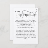 Kraft, Rustieke Bruiloft Informatie Behuizing Kaar Informatiekaartje (Voorkant / Achterkant)