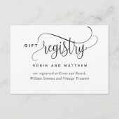 Kraft, rustieke bruiloft register behuizing Kaart (Voorkant)