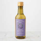 Kraft & rustieke Elderberry stroop flesetiket Wijn Etiket (Voorkant)
