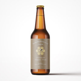 Kraft & Rustieke Honing of Mead Bottle Label Stick Wijn Etiket