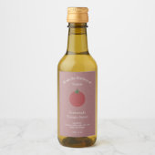 Kraft & Rustieke Tomatensaus Flesetiket Sticker (Voorkant)