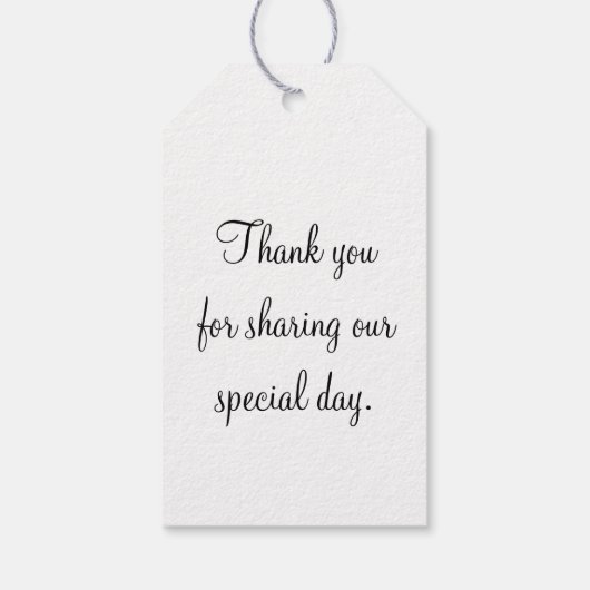 Kraft rustige hert antler bruiloft cadeau labels cadeaulabel (Achterkant)