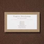 Kraft & Rustisch minimalistisch Visitekaartje