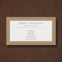 Kraft & Rustisch minimalistisch Visitekaartje