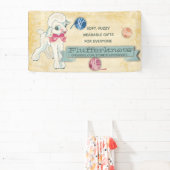 Kraft show lammetjes breien kroeshaak homespun ba spandoek (Insitu)