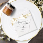 Kraft, spreid de liefde, moderne rustieke bruiloft bedankjes labels